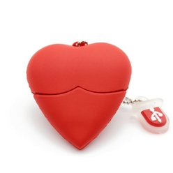 USB flash disk červené srdce 32 GB