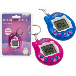 Retro mini hra - klíčenka Tamagotchi