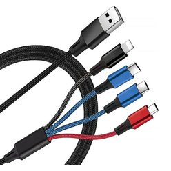 USB datový a nabíjecí kabel 4v1