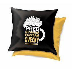 Polštář Před spaním počítám ovečky